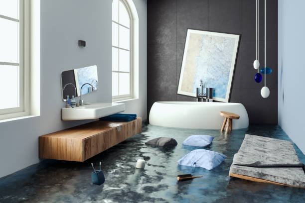 Water damage restoration process in GA